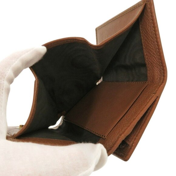 GUCCI Brown Leather Bamboo Wallet - Picture 7 of 8